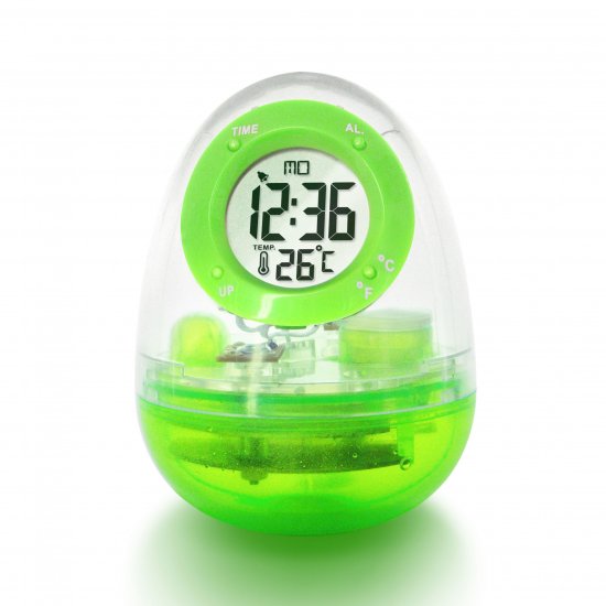 ST-1001R Water Powered Thermometer Clock - Click Image to Close