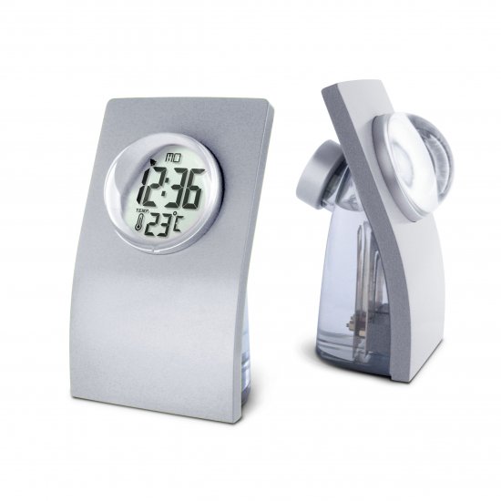 ST-1008R Water Powered Thermometer Clock - Click Image to Close