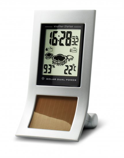 ST-995R Metal Solar Dual Powered Weather Station - Click Image to Close