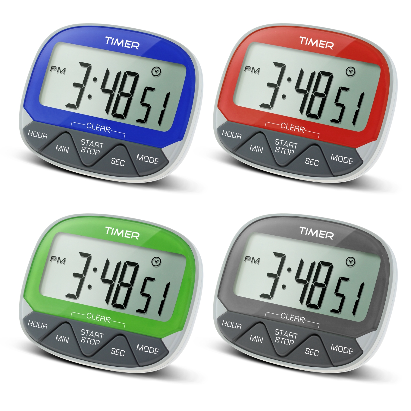 CR-322 Jumbo Display Timer with Clock - Click Image to Close