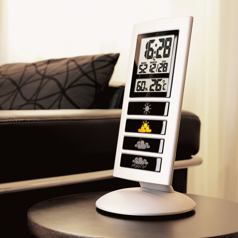 ST-977T Jumbo Glowing Icons Weather Station - Click Image to Close